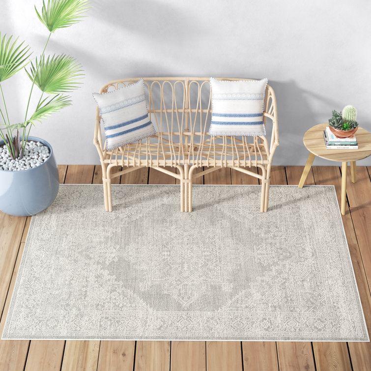 Mistana™ Shyann Oriental Light Gray Area Rug & Reviews Wayfair